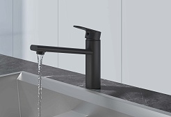 Aquatek Смеситель для кухни Ника AQ1880MB черный матовый – фотография-5